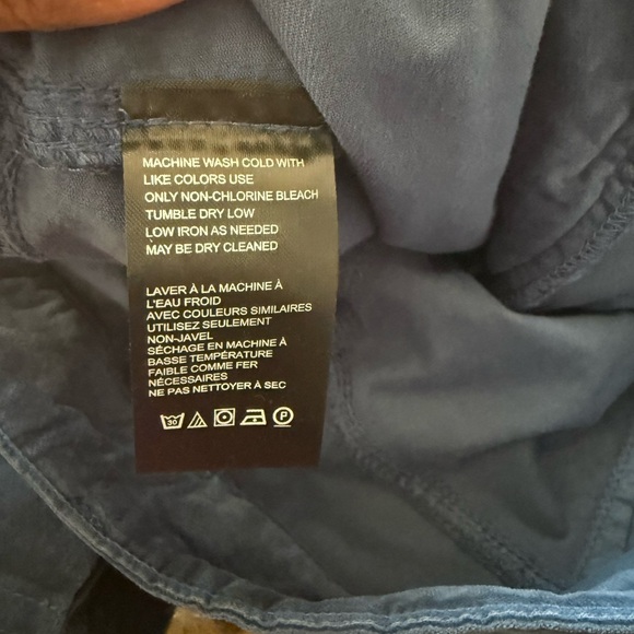 Free People We The Free Jayde Cord High Rise Moody Blue Pants Size 12 - Picture 8 of 11